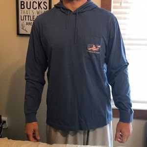 Vineyard vines light weight hoodie